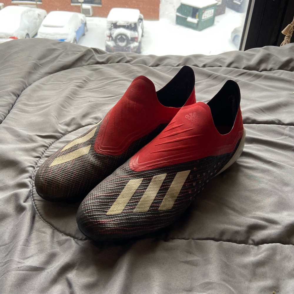 Adidas X 18+ black/red/white